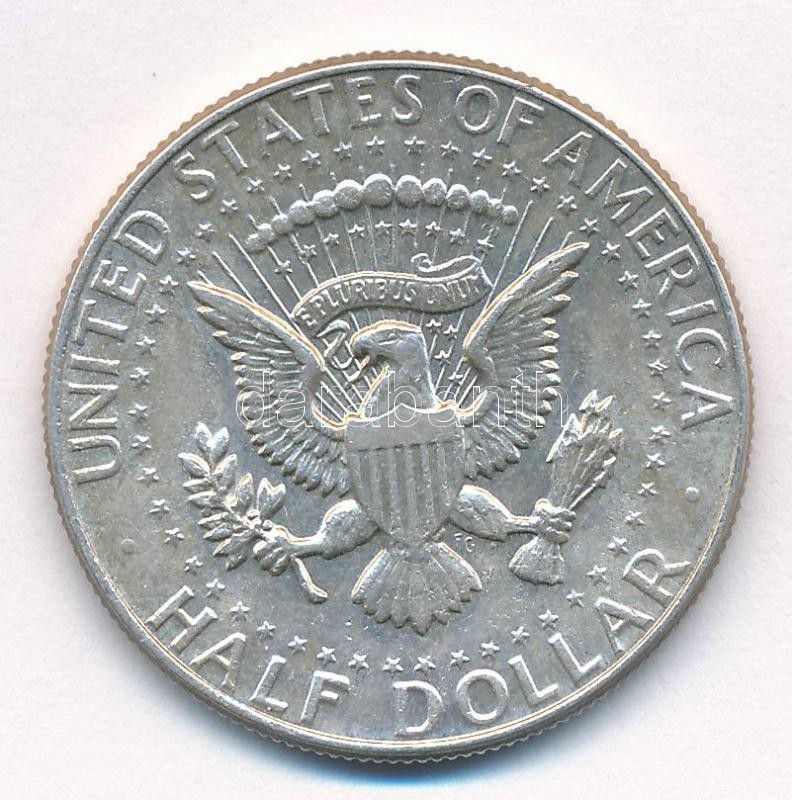 Amerikai Egyesült Államok 1964. 1/2$ Ag 'Kennedy' T:2 USA 1964. 1/2 Dollar Ag 'Kennedy' C:XF Krause KM#202 - Image 2