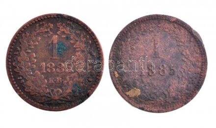1885KB 1kr Cu + Ausztria 1885. 1kr Cu T:2-,3