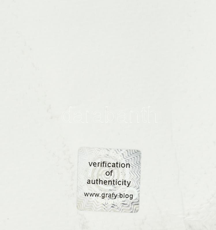 Banksy:. Ofszet, papír, jelzett a nyomaton, 'POW Printmaking' szárazpecséttel Aviomar UK. tanúsítvánnyal Számozott: 116/150. Képméret: 30x45 cm. Lap méret 50x70 cm, Lap jobb széle képet nem érintő mértékben kissé gyűrött / - Image 3