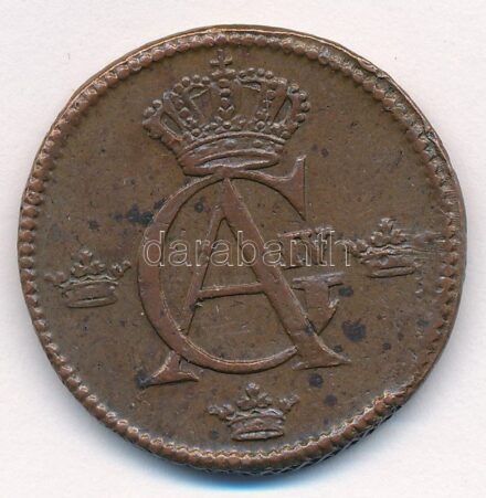 Svédország 1803. 1/2s Cu 'IV. Gusztáv Adolf' T:2 Sweden 1803. 1/2 Skilling Cu 'Gustav IV Adolf' C:XF Krause KM#565