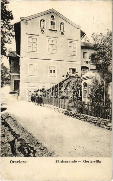 1914 Oravicabánya, Oravica, Oravicza, Oravita; zárdanyaraló. Káden József kiadása / Klostervilla / cloister's villa (r)