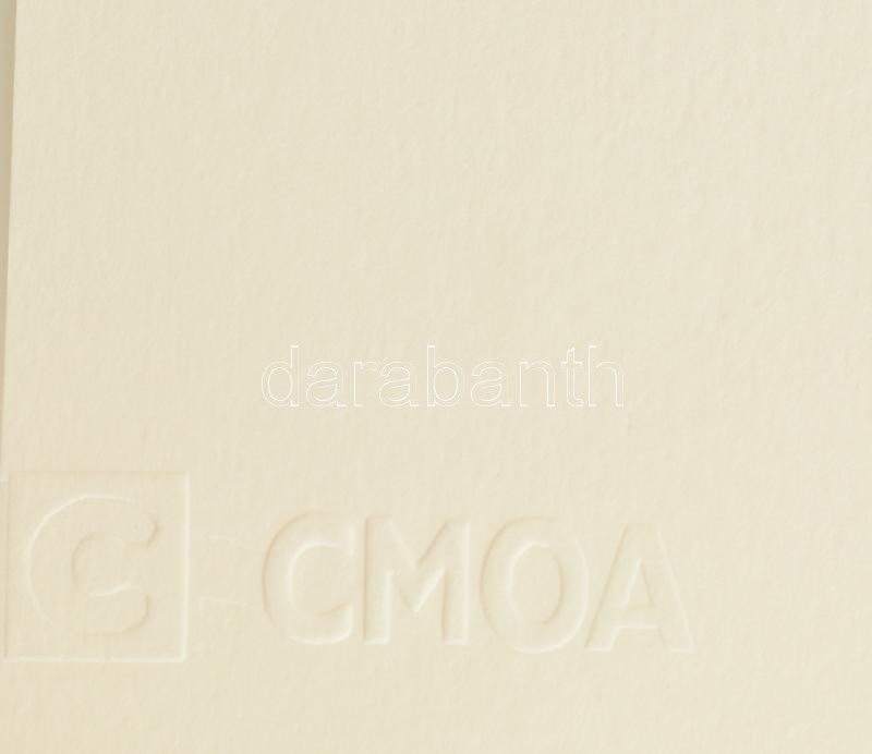 Frank, František Kupka (1871-1957) Ofszet-litográfia, papír, jelzett a nyomaton. Kézzel sorszámozott 47/350 jelzett a nyomaton.CMOA Museum New York, szárazpecséttel, pecséttel, hologrammal jelzett felül gyűrődéssel, 49x40 cm, lapméret - Image 3