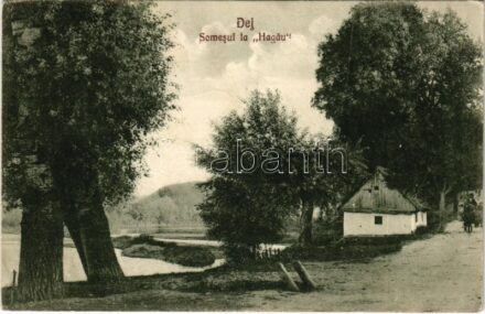 1926 Dés, Dej; Somesul la 'Hagau' / Szamos-part / Somes riverside (Rb)