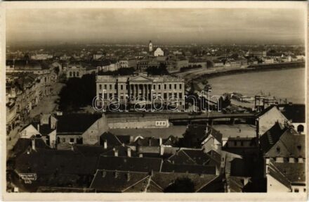 Szeged, Kultúrpalota és Felsőváros (ragasztónyom / glue marks)