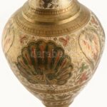Réz váza, keleti, kopott, jelzés nélkül, m:49cm - Image 2
