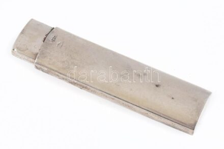Ezüst (Ag) rúzs tartó, jelzett, 5cm, nettó: 6g