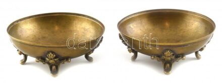 WFM részben jelzett kínáló, alpakka, kopott, d:11,5cm