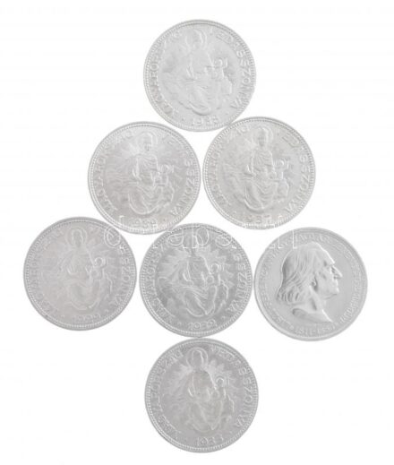 1929-1939. 2P Ag 'Madonna' (6xklf) + 1936. 2P 'Liszt' T:1--2-