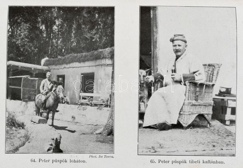 Baktay Ervin: A világ tetején. Kőrösi Csoma Sándor nyomdokain nyugati Tibetbe. Magyar Földrajzi Társaság. Bp.,é.n.,Lampel R. (Wodianer F. és Fiai), 1 (címkép) t. +310 p.+28 (kétoldalas fekete-fehér fotók) t. + 2 (térképek) t. - Image 3
