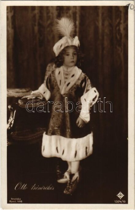 Otto trónörökös. Strelisky felvétele (Budapest, 1916) / Crown Prince Habsburg Otto (EK)