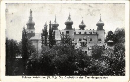 Schloss Artstetten, Ruhestätte des ermordeten Tronfolgerpaares (Herzogin Sophie von Hohenberg, Erzherzog Franz Ferdinand d'Este) / Castle Artstetten, the final resting place of the murdered heirs to the throne (Sophie, Duchess of Hohenberg and
