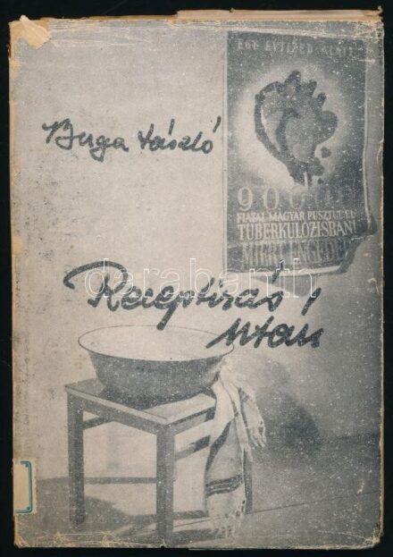 Buga László: Receptírás után. Nem novellák, nem riportok, nem karcolatok, csak egy falusi orvos emlékei. 'Hunnia' Könyvek. Esztergom, 1940, Hunnia. Kiadói papírkötés, kiadói papír védőborítóban, kopott szakadozott, foltos papír