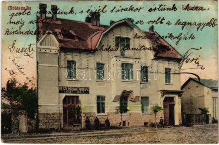 1916 Mátészalka, Péchy-ház, Szigeti Ármin divatáruháza (Rb)