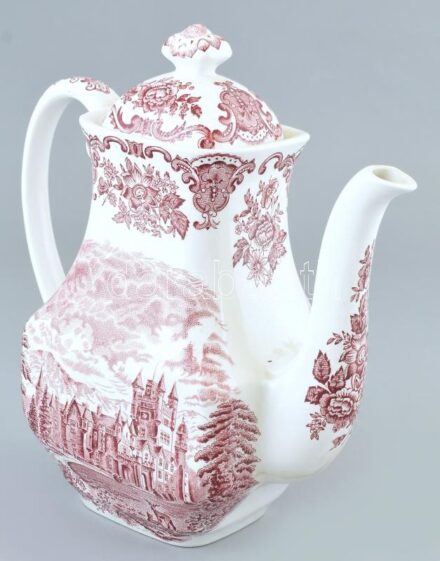 Wedgewoood teáskanna. Matricás, jelzett, mázrepedésekel. m: 25 cm