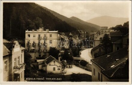 Trencsénteplic, Trencianske Teplice; látkép / general view (EK)