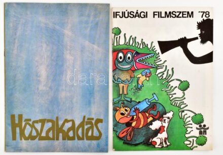 1978 Hószakadás, Ifjúsíági Filmszem 2 db képes filmes kiadvány
