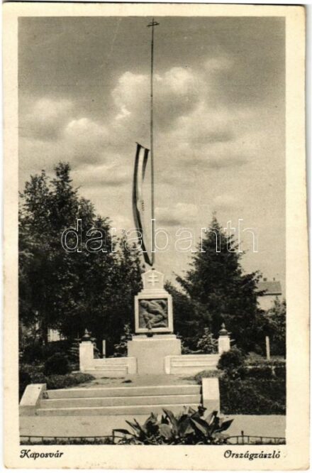 Kaposvár, Országzászló (vágott / cut)