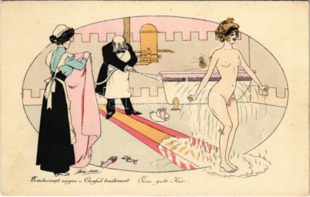 Eine gute Kur / Careful treatment / Traitement soigné. B.G. Paris 520. s: Xavier Sager (fl)
