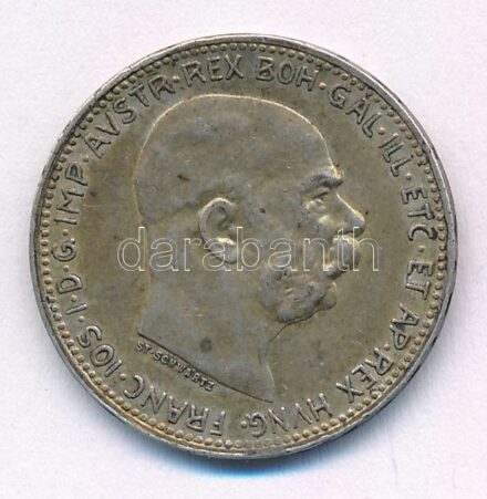 Ausztria 1916. 1K Ag 'Ferenc József' T:2 kis patina Austria 1916. 1 Corona Ag 'Franz Joseph' C:XF small patina Krause KM#2820