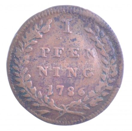 Osztrák Államok / Salzburgi Érsekség 1786. 1pf Cu T:3 Austrian States / Bishopric of Salzburg 1786. 1 Pfenning Cu C:F Krause KM#456