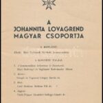 1944 A Johannita Lovagrend magyar logjainak névsora 1944. Bp., 1944., Stádium, 11 p. Kiadói apírkötés, kissé foltos borítóval. - Image 2