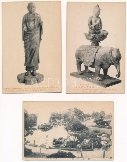 6 db RÉGI japán képeslap / 6 pre-1945 Japanese postcards