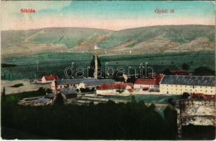 1910 Siklós, Gyűdi út. Feiler Mariska kiadása (EK)