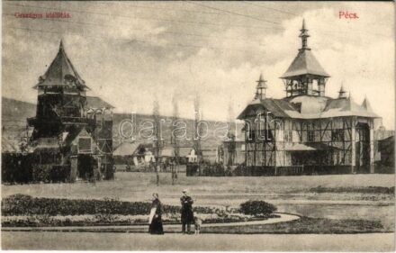 1907 Pécs, Országos Kiállítás. Fürst Lipót kiadása (r)