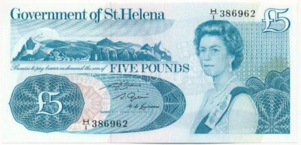 Szent Ilona 1981. 5P 'H/I 386962' T:I Saint Helena 1981. 5 Pounds 'H/I 386962' C:UNC Krause P#7b
