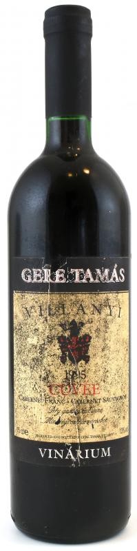 1995 Gere, Villány, Cuvée (Cabernet Sauvignon, Kékfrankos). Bontatlan palack. 0,75l, 13%Vol