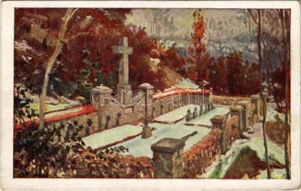 1918 Kriegerfriedhof Rostoka. Unter dem Allerhöchsten Protektorat Seiner kaiserl. u. königl. Apostolischen Majestät Kaiser Karl I. Komitee für die Kriegsgräber-Fürsorge in Österreich / WWI Austro-Hungarian K.u.K. military cemetery s: Janos