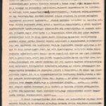 1934 Magyar helyzetkép - trianoni elcsatolások utáni magyar helyzet elemzéséről szóló gépelt irat, 7p