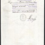 1910-1938 Reiss Zoltán építészmérnök házassági szerződése és házassági anyakönyvi kivonata - Image 4