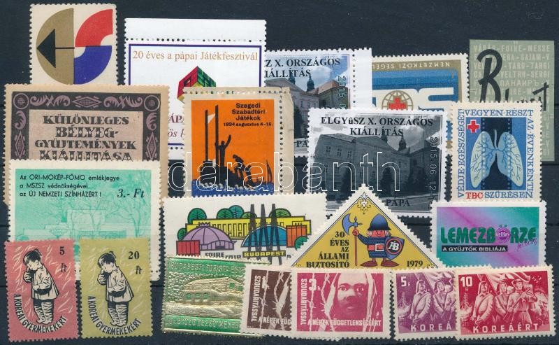 1921-2010. 20 db KLF régi és modern levélzáró