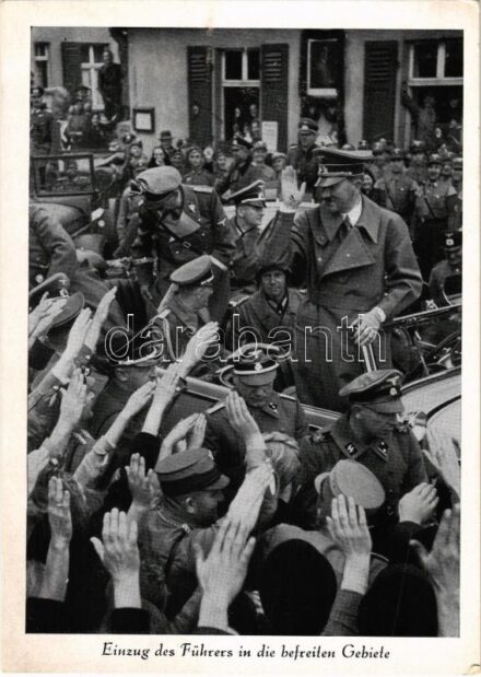 Einzug des Führers in die befreiten Gebiete. Sammlung der Deutschen Arbeitsfront im Gau München-Oberbayern. Winterhilfswerk des Deutschen Volkes 1938/39 / Adolf Hitler