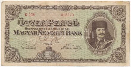 1945. 50P T:III Adamo P15