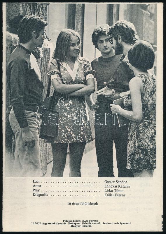 1970 A Kitörés c. magyar film ismertetője (rendezte: Bacsó Péter), MAHIR kiadvány, fekete-fehér képekkel illusztrált, 8 p. - Image 2
