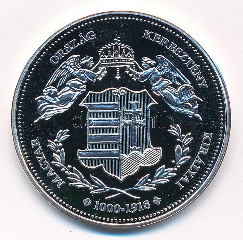 DN 'Magyarország Keresztény Királyai / I. Ferenc 1792-1835' Ag emlékérem (20,10g/0.333/38mm) T:PP kis ph - Image 2