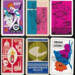 1963-1973 11 db reklám kártyanaptár