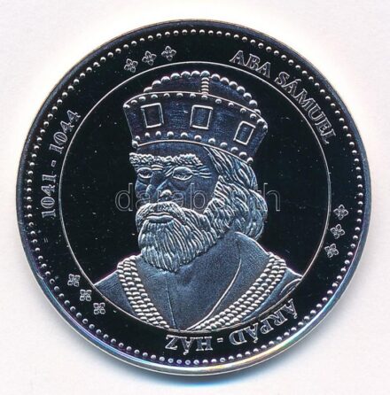 DN 'Magyarország Keresztény Királyai / Aba Sámuel 1041-1044' Ag emlékérem (20g/0.333/38mm) T:PP