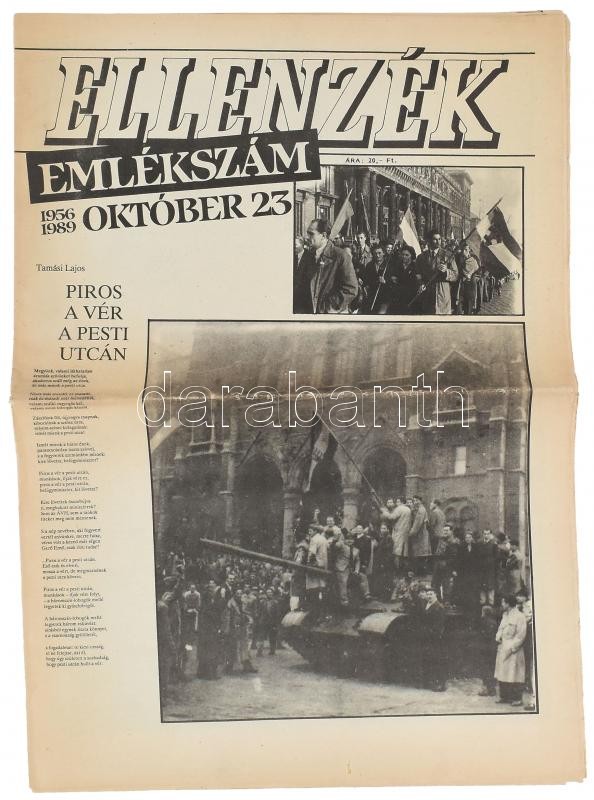 1989 Ellenzék emlékszám 1956 - 1989 október 23.