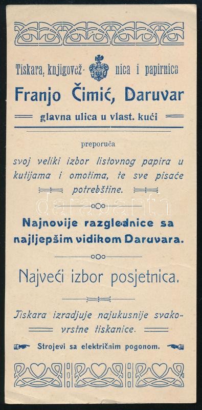 Daruvar számolócédula