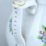 Herendi ETON mintás, 6 személyes mikkos készlet, kézzel festett porcelán, kopásnyomokkal, 2db csésze hajszálrepedt. - Image 4