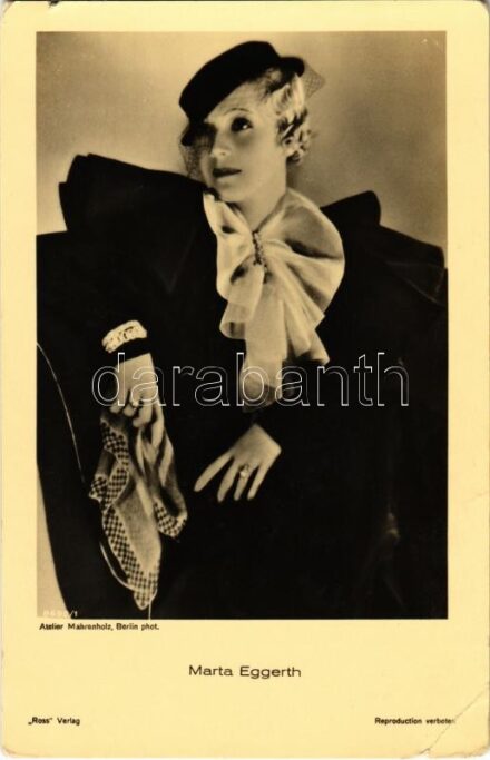 Marta Eggerth. 'Ross' Verlag 8692/1. (EB)