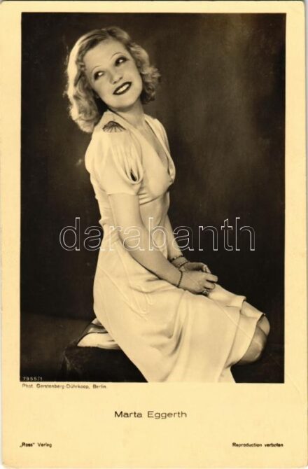 Marta Eggerth. 'Ross' Verlag 7955/1.