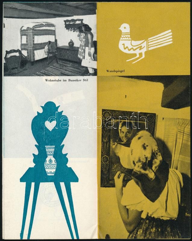cca 1963 Balatonszentgyörgy. Bp., Athenaeum. Képes, kihajtható, német nyelvű idegenforgalmi prospektus. - Image 2