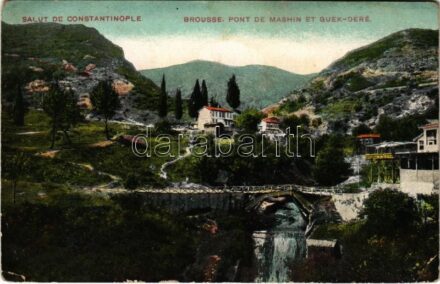 1910 Bursa, Brousse; Pont de Mashin et Guek-Déré / bridge (Rb)