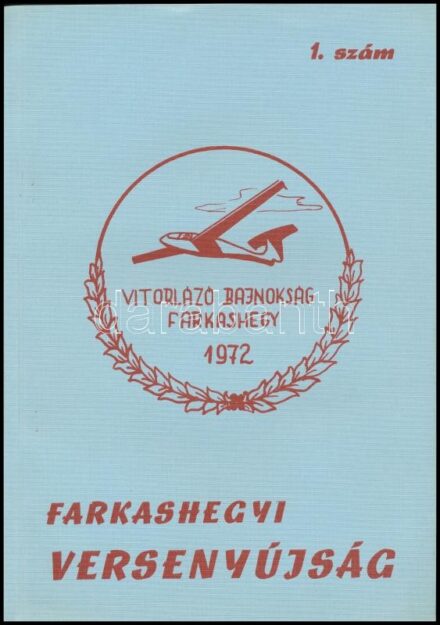 1972 Farkashegyi Versenyújság 1972. 1. szám.