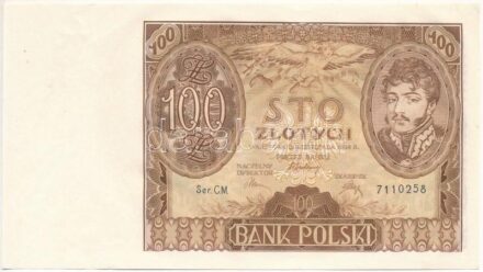 Lengyelország 1934. 100Zl T:I- Poland 1934. 100 Zlotych C:AU Krause P#75