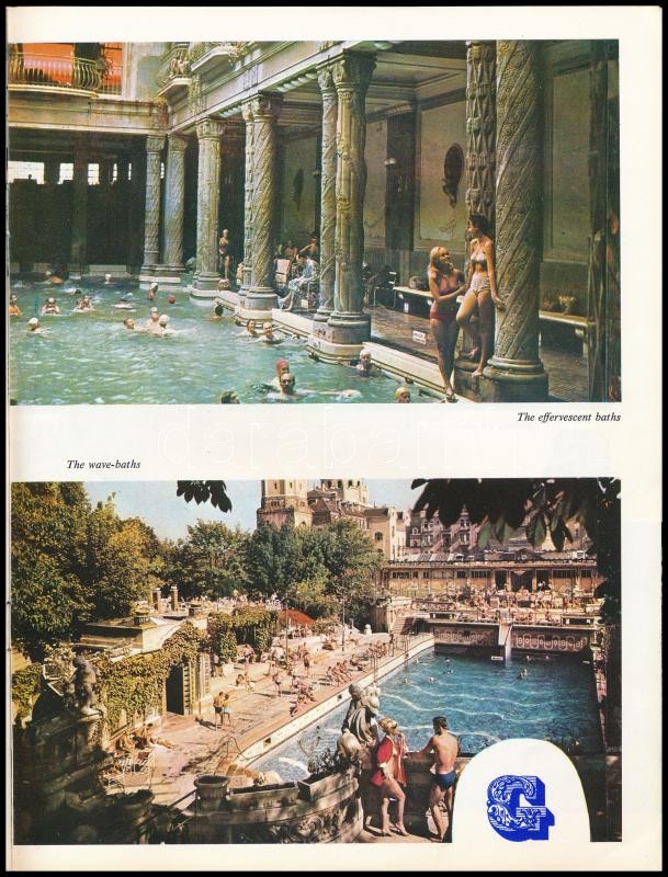 cca 1973 Hotel Gellért Budapest Magazine. Bp., Kossuth-ny. Angol nyelvű, képes, idegenforgalmi prospektus. - Image 3